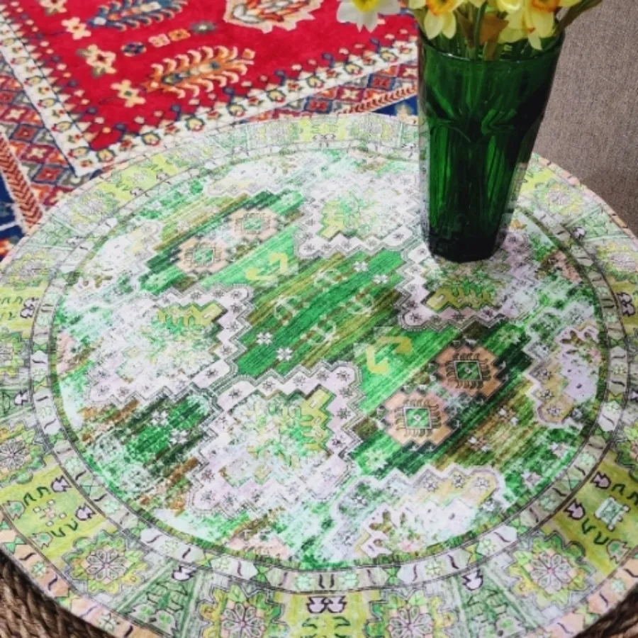 رومیزی مخمل با استردوزی