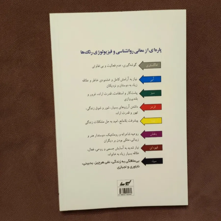 روانشناسی رنگ ها