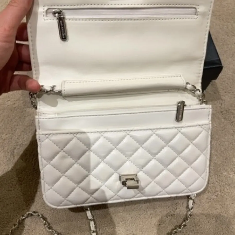 کیف سفید چارلز اند کیت