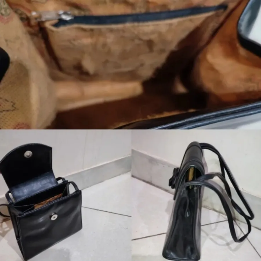 کیف چرم براق مجلسی