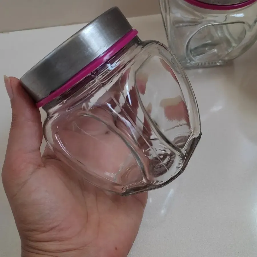 بانکه شیشه ای درب استیل