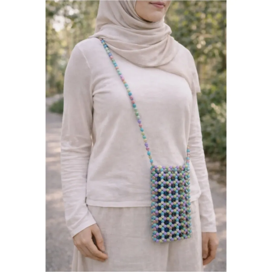 کیف گوشی مرواریدی