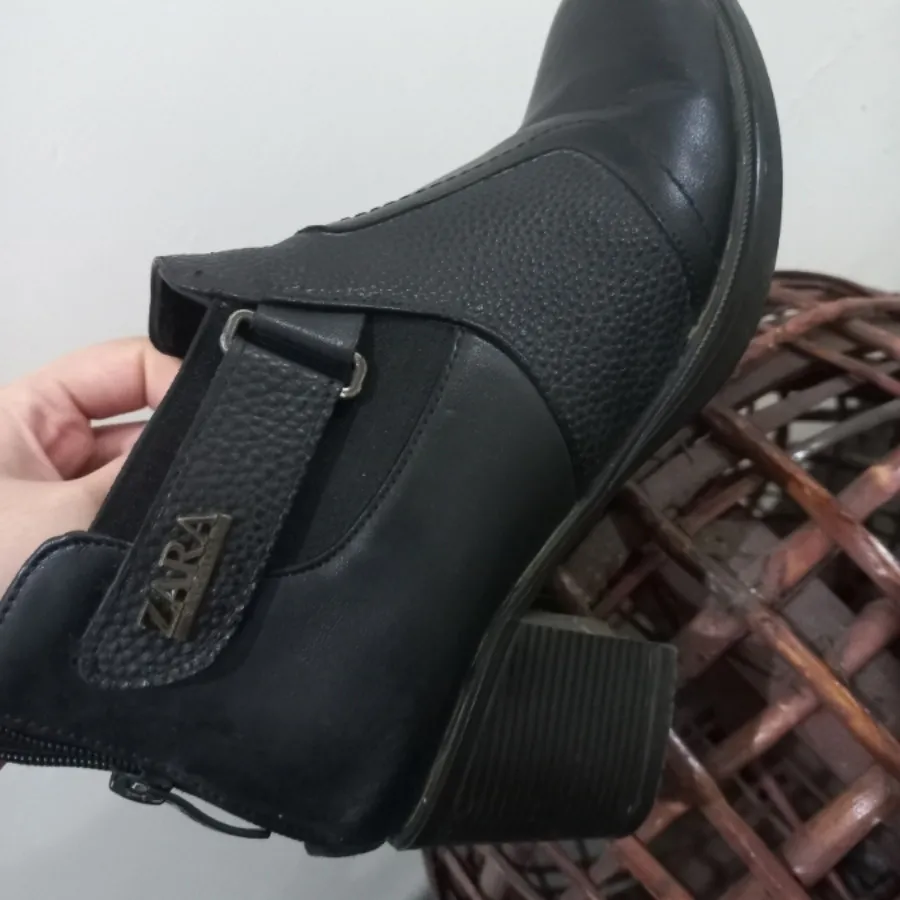 کفش نیم بوت چرم طبی