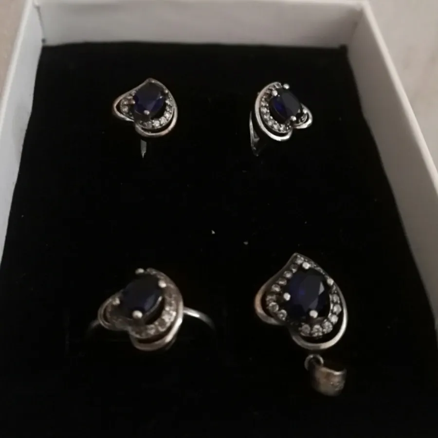 نیم ست نقره 925 ایتالیایی