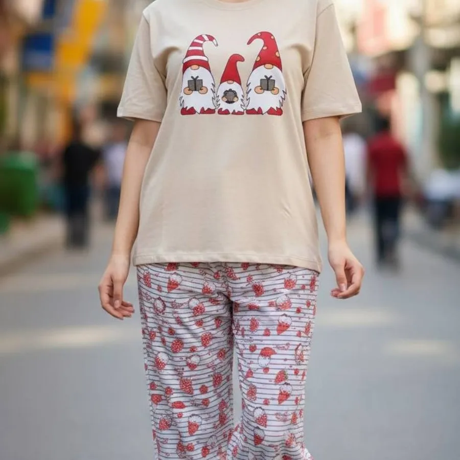 ست تیشرت و شلوار کریسمسی