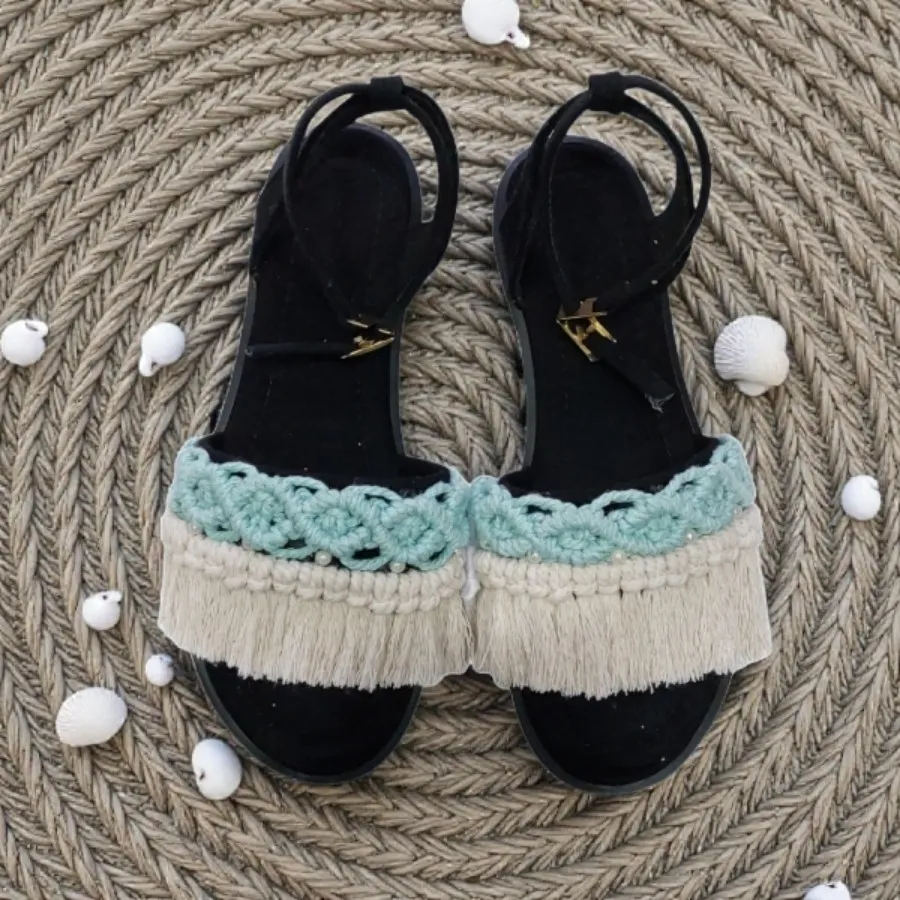 صندل تخت رکابدار مکرومه