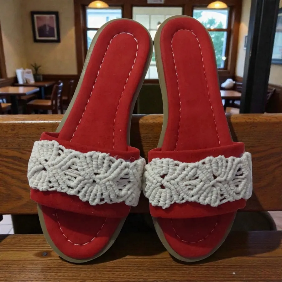 صندل تخت مکرومه