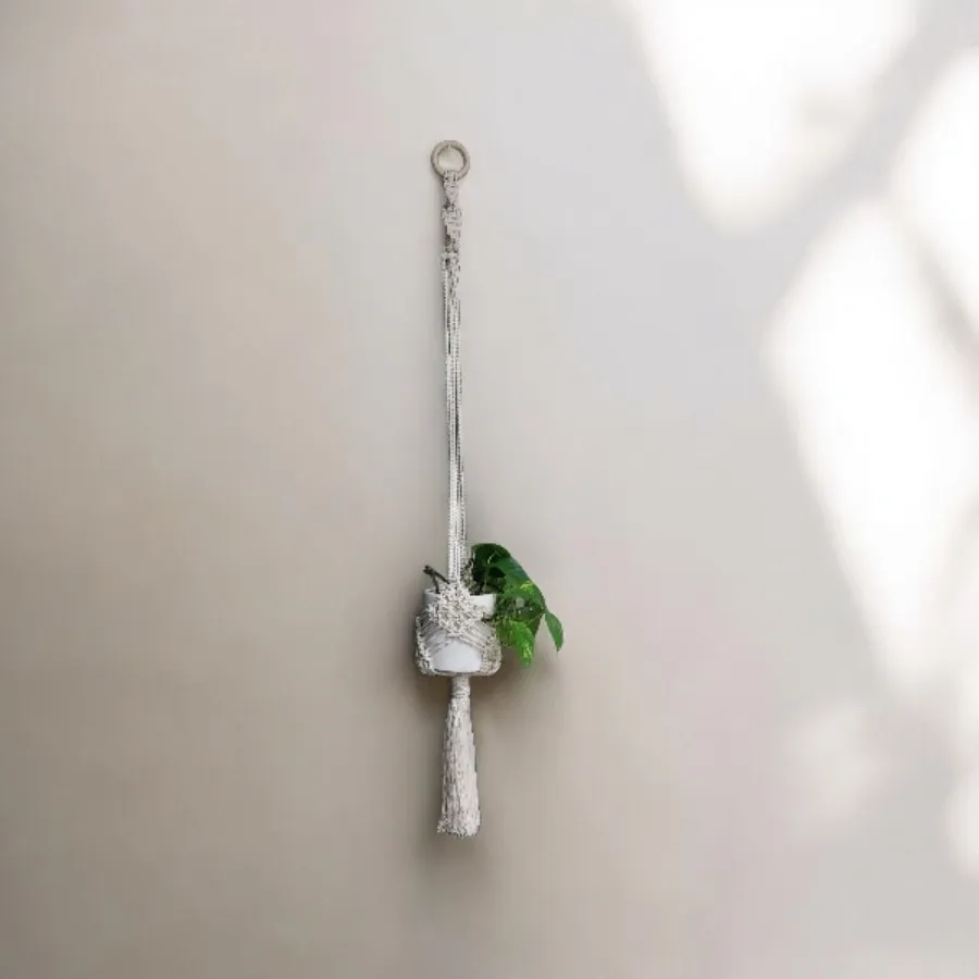 آویز گلدان مکرومه