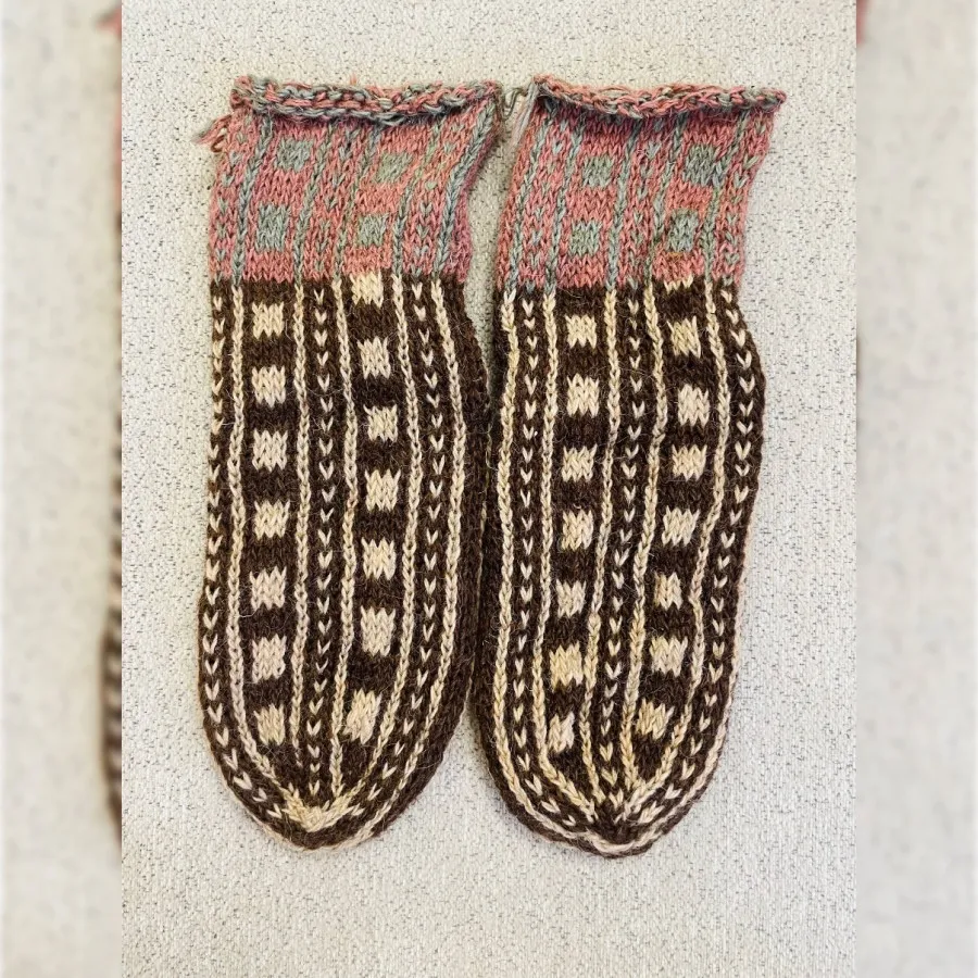 جوراب ساق بلند پشمی