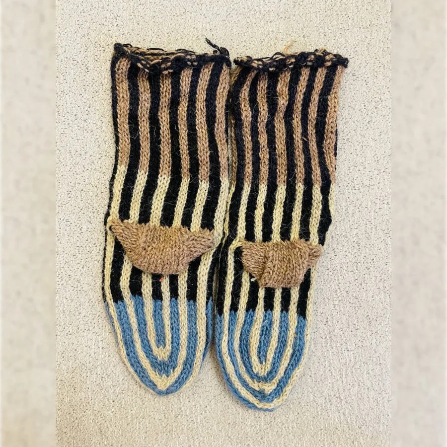 جوراب ساق بلند پشمی