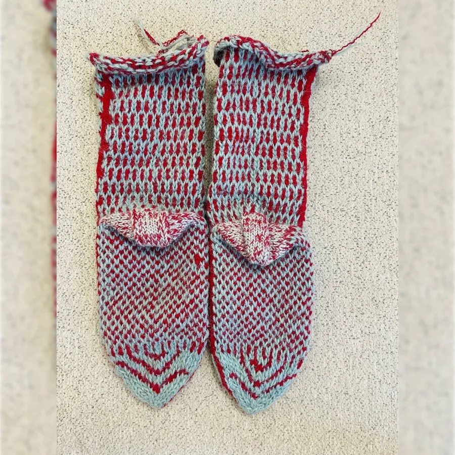 جوراب پشمی ساق بلند