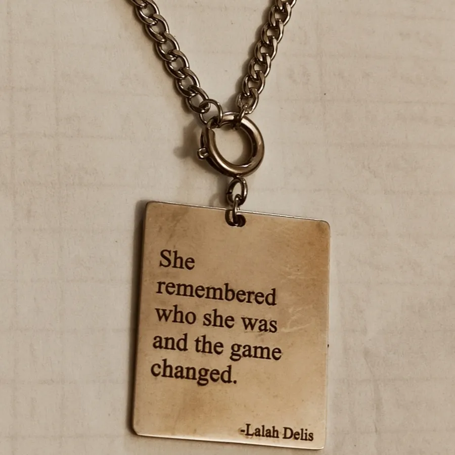 گردنبند با متن سفارشی