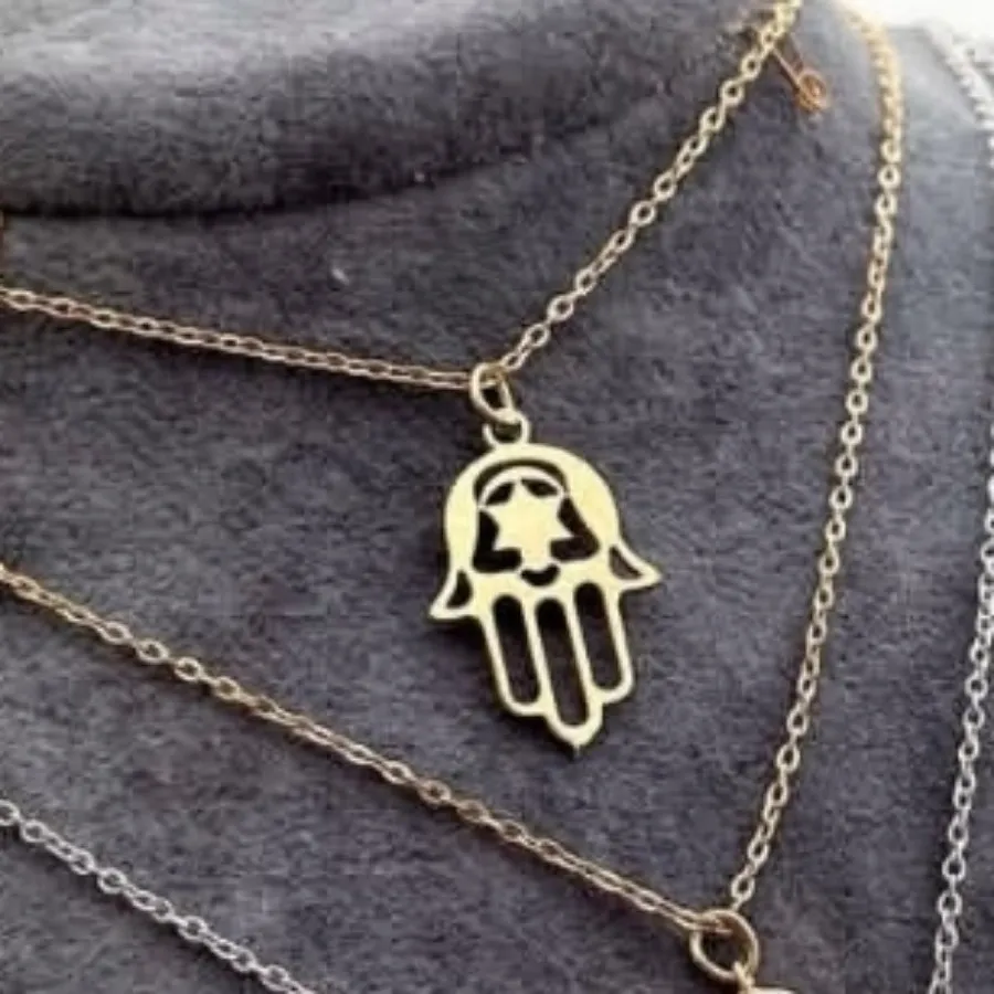 گردنبند استیل رنگ ثابت