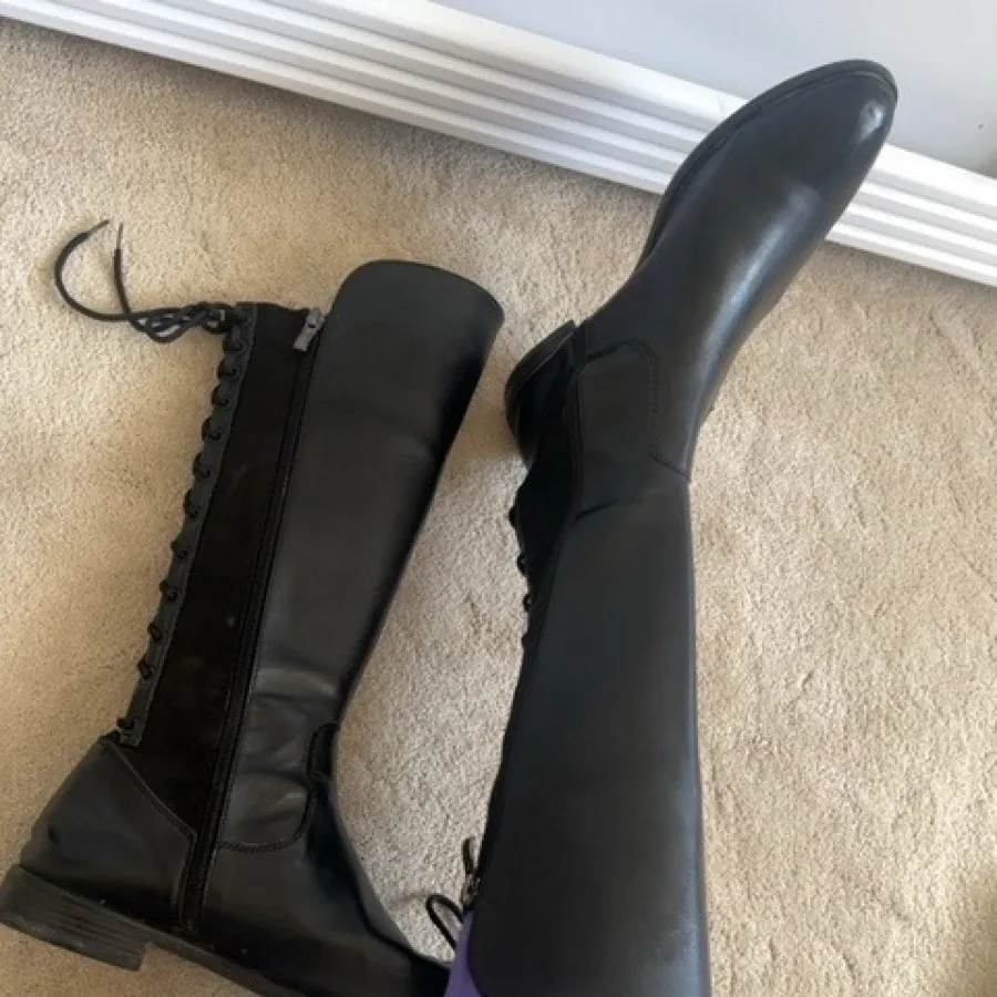 بوت بلند مشکی مکس مارا