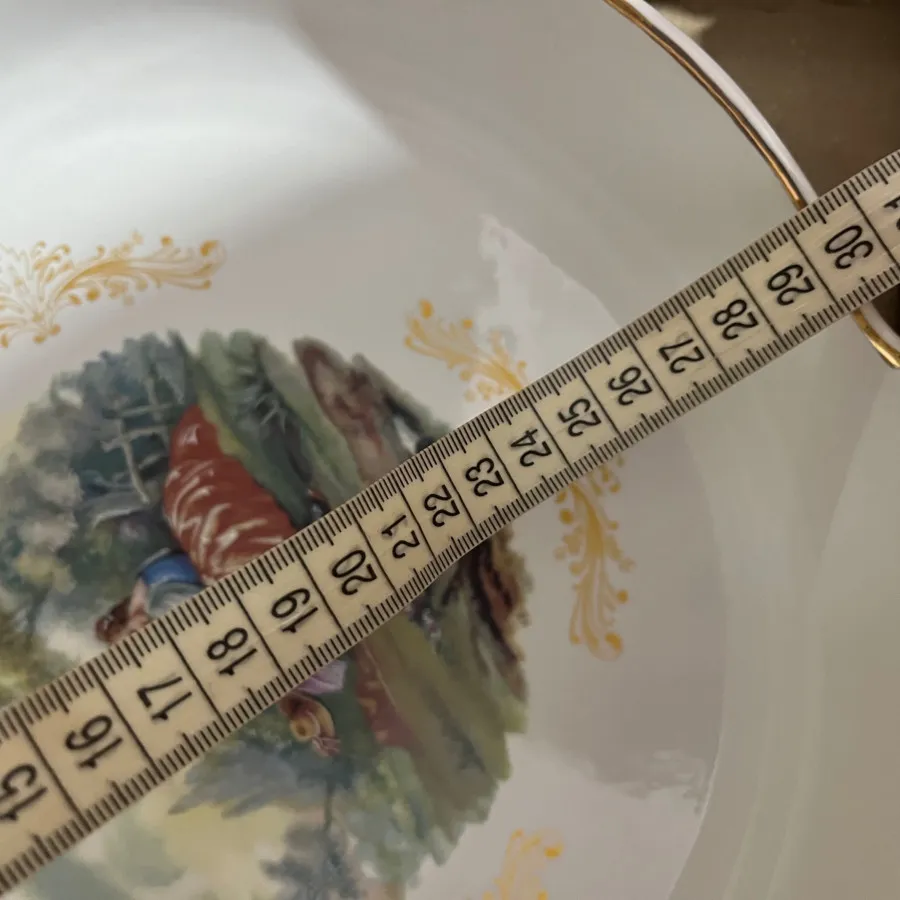 ظرف چینی گرد میوه