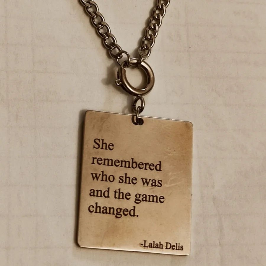 گردنبند استیل متن سفارشی