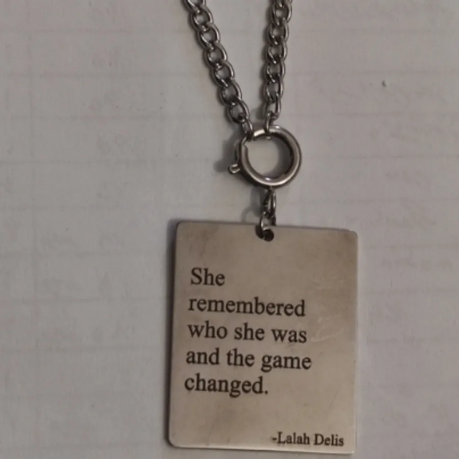 گردنبند استیل متن سفارشی