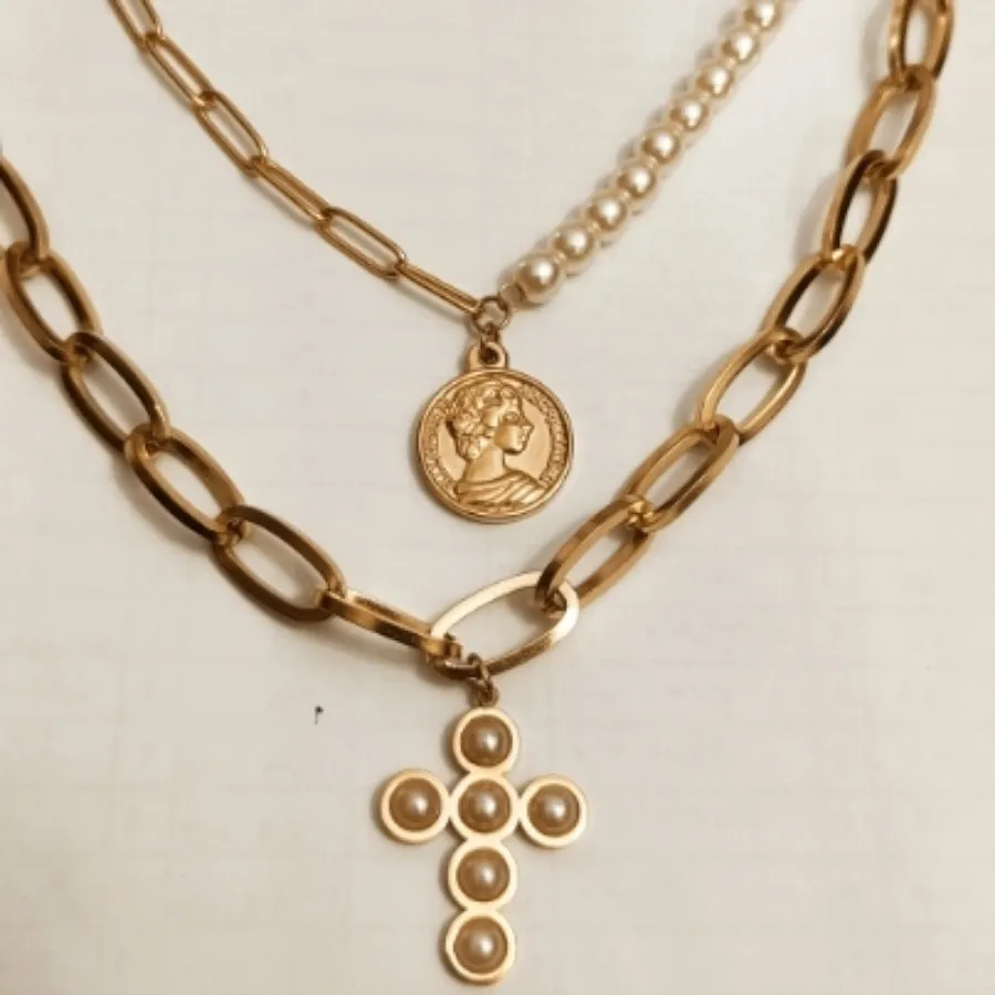 گردنبند زیبای دولاین