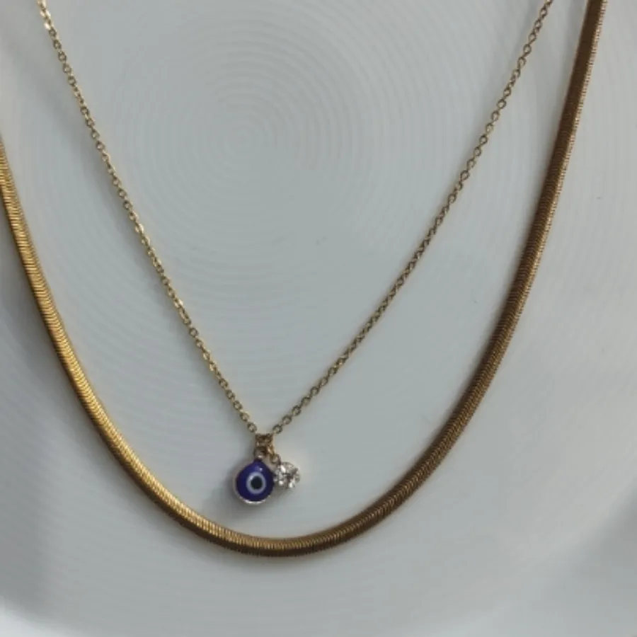 گردنبند دولاین چشم نظر