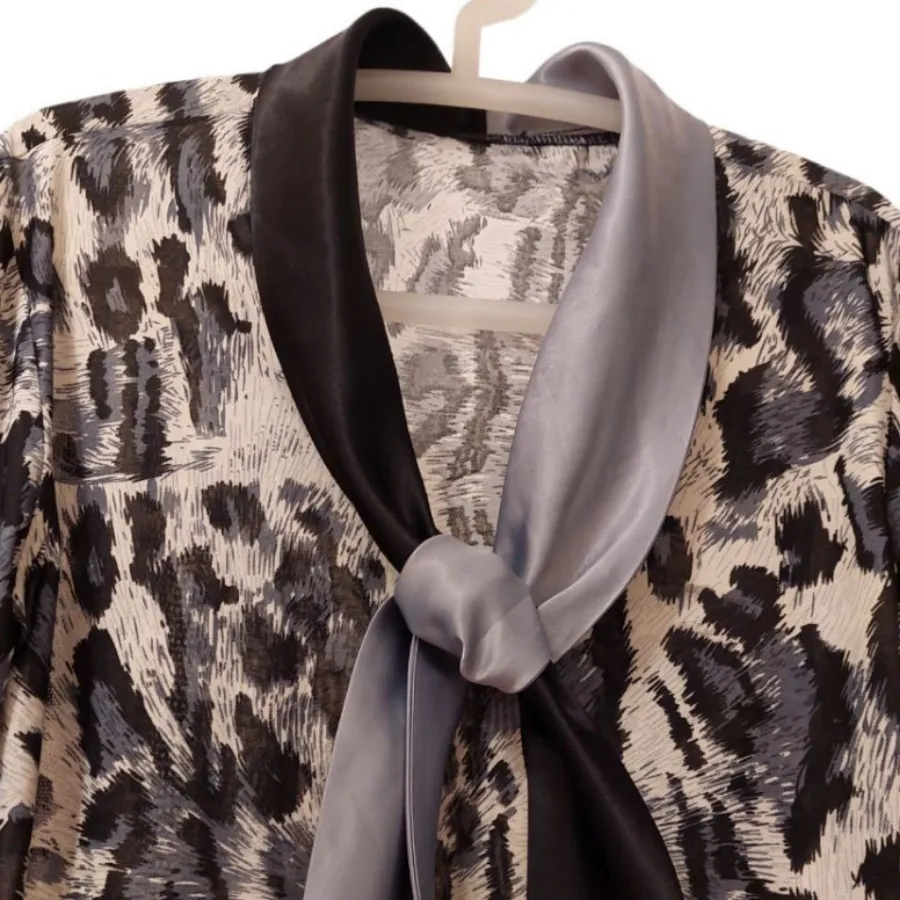 بلوز ریون پلنگی