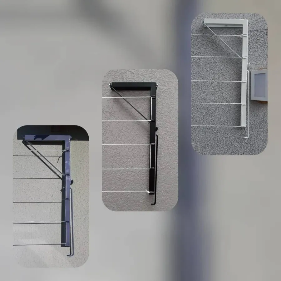 بند رخت تاشو دیواری