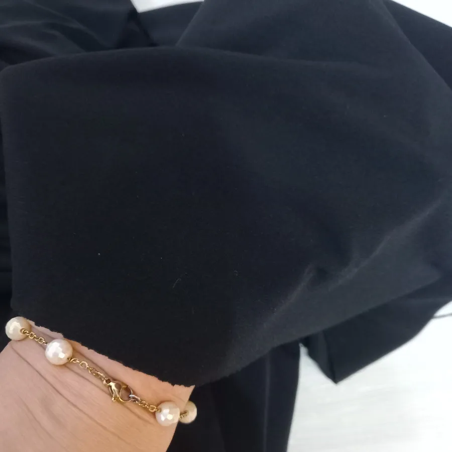 پارچه ریون کشی مشکی