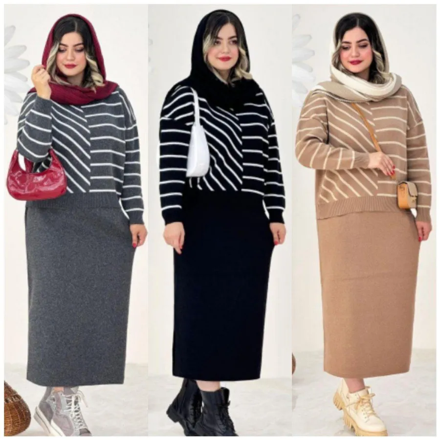 بلوز و دامن بافت