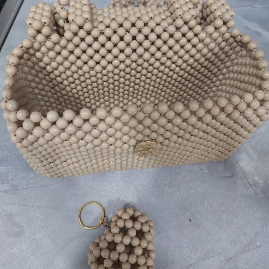 کیف مروارید مشکی  وعسلی