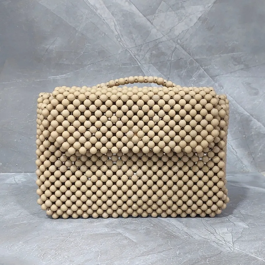 کیف مروارید مشکی  وعسلی