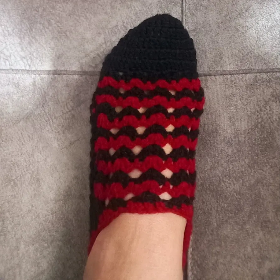 پاپوش، جوراب بافت