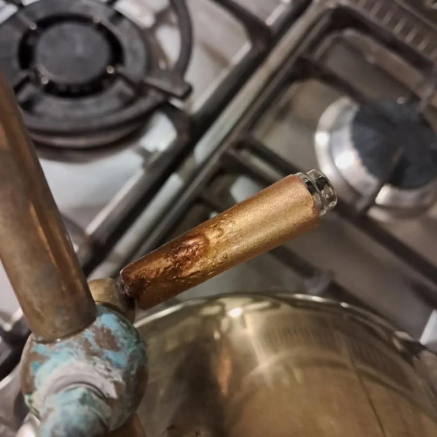 کتری طلایی استیل