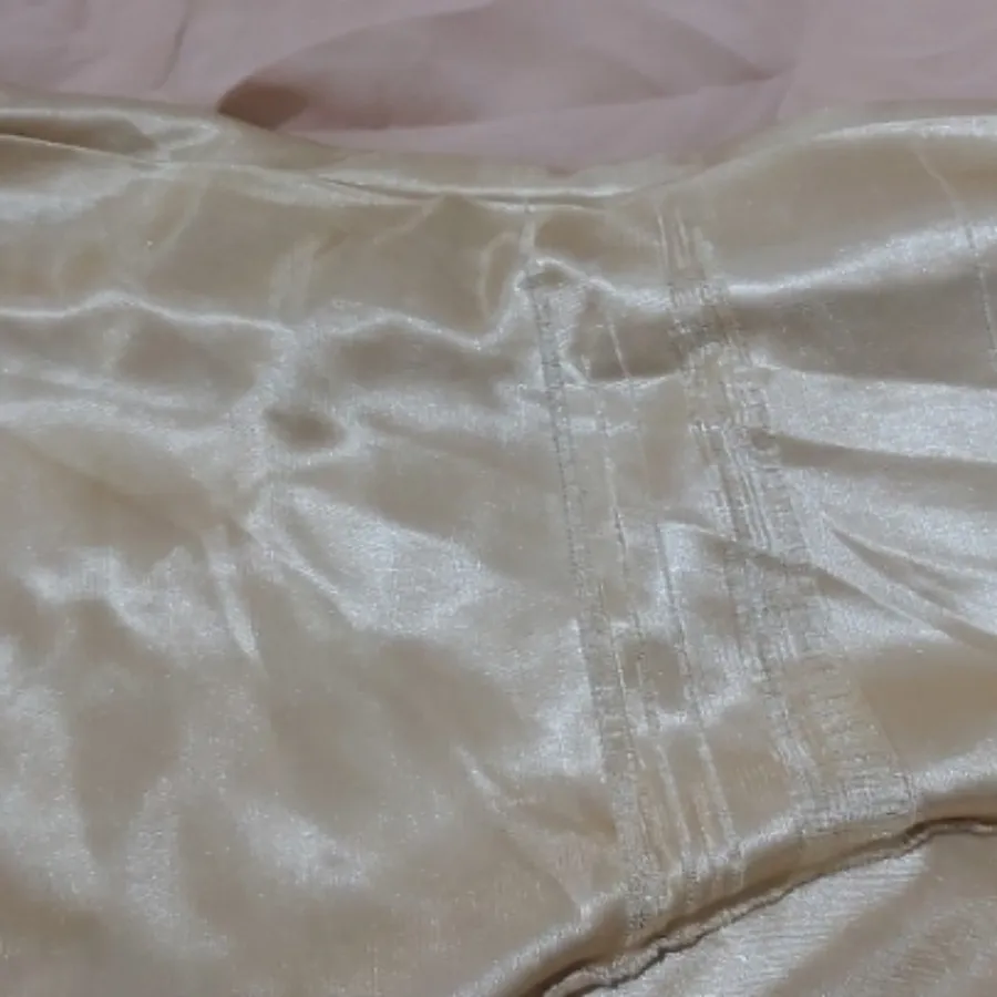 مانتو حریر لمه دار