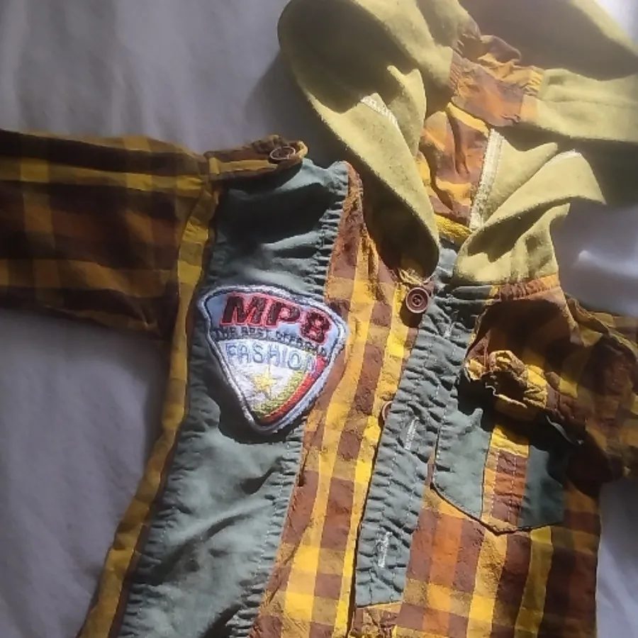 پیراهن پسرانه کلاه دار