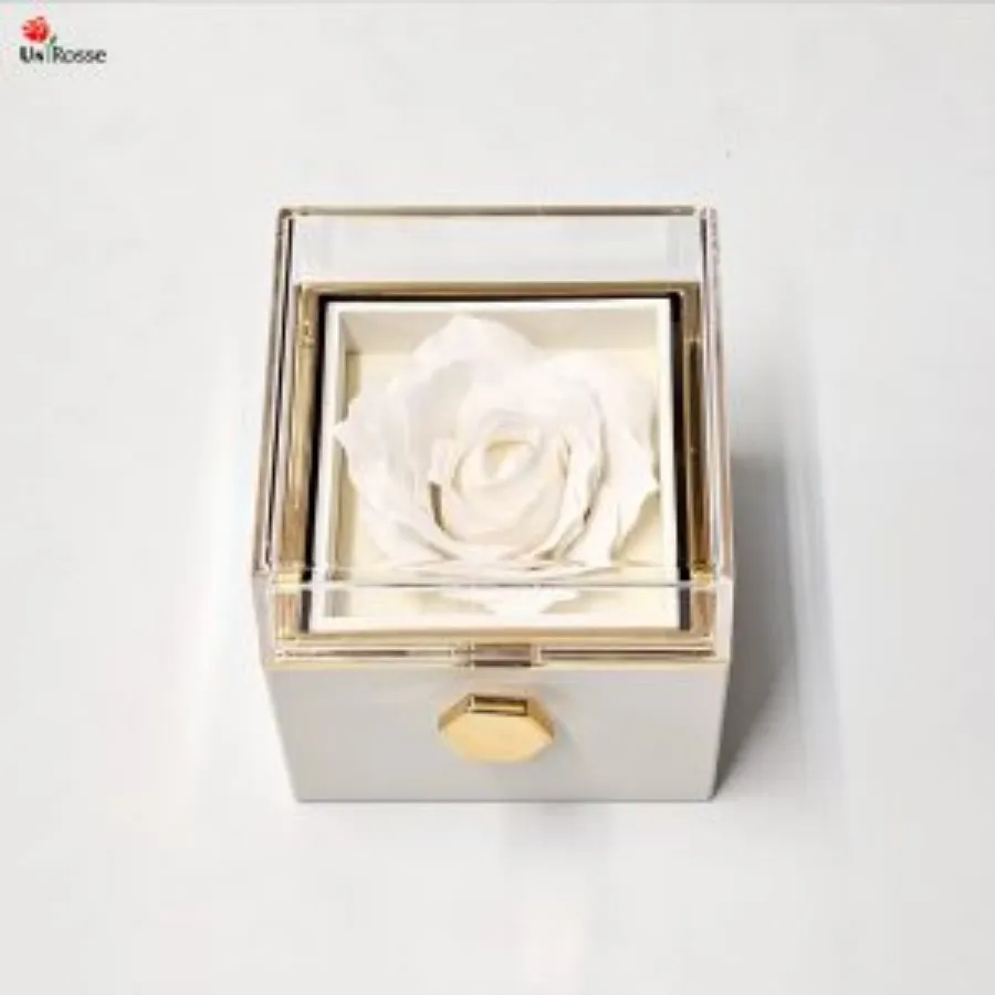 جعبه نیمستی چرخان سفید