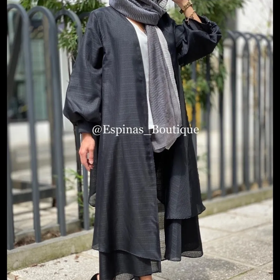 مانتو حریر بلند