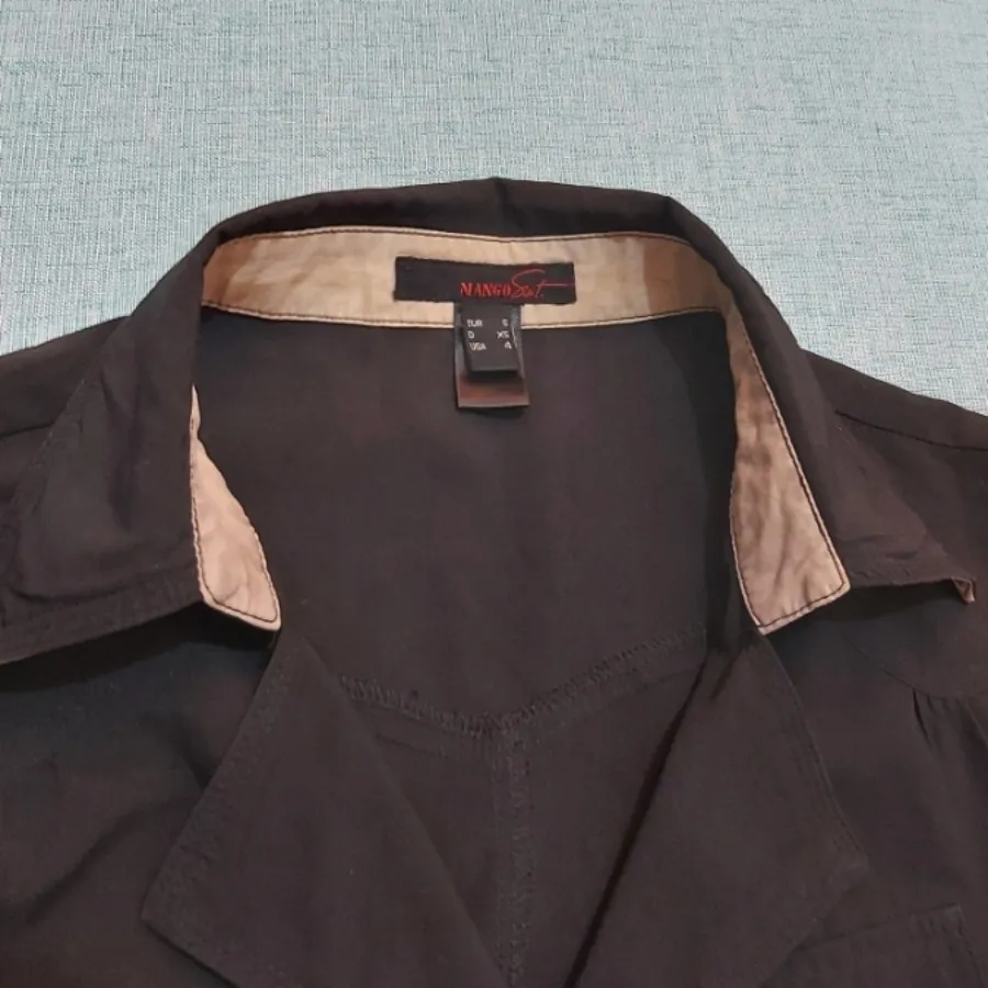 مانتو مشکی منگو