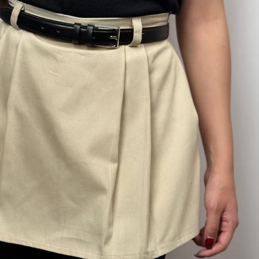 دامن دوپیله کتان