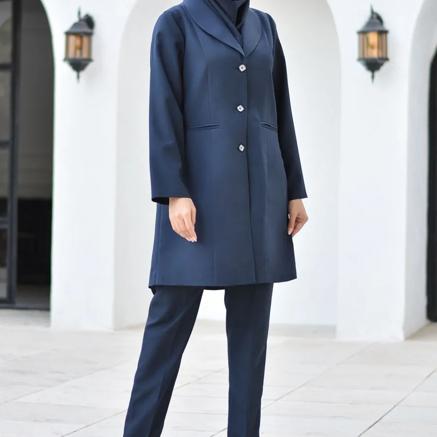 مانتو شلوار اداری ارغوان