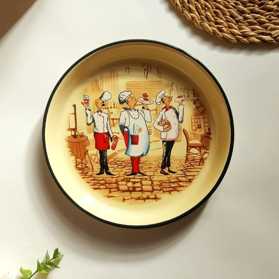 بشقاب پلوخوری لعابی22سانت