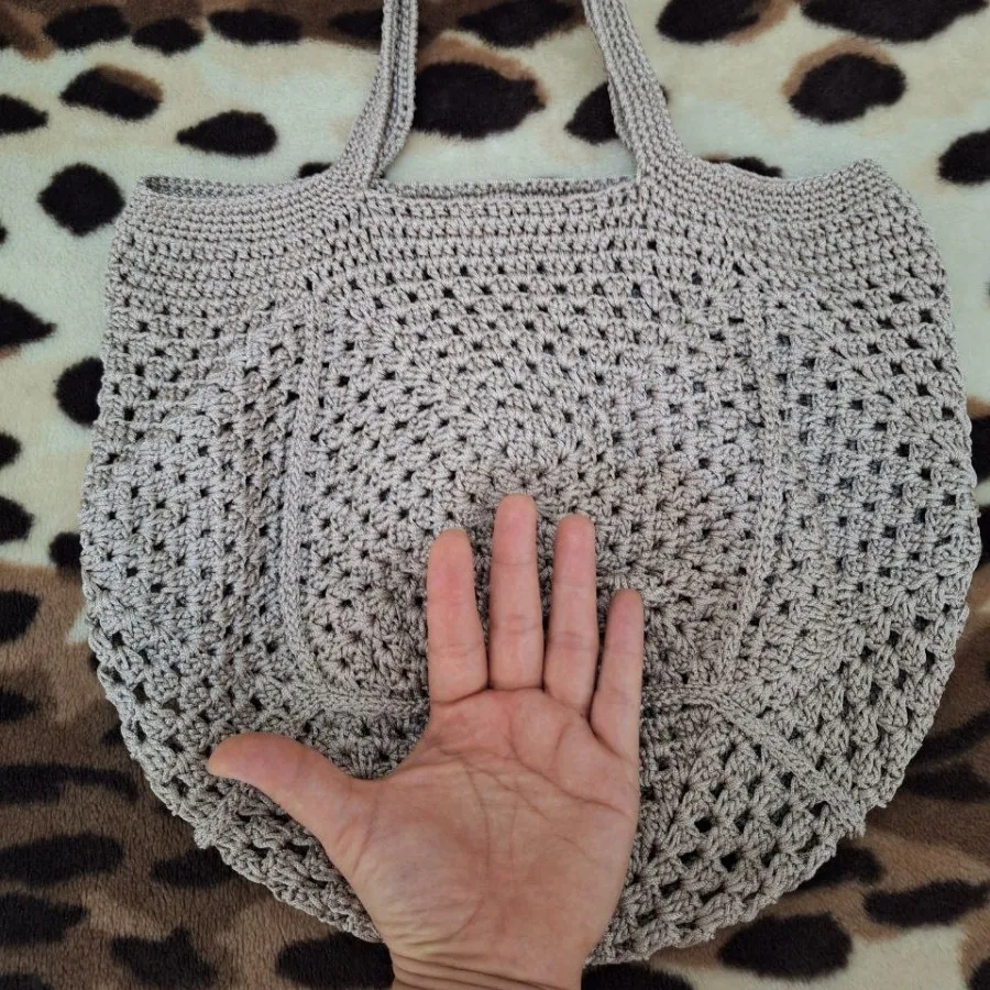 کیف مکرومه بافی دست بافت