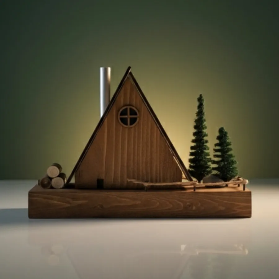 جاعودی چوبی کلبه سوییسی