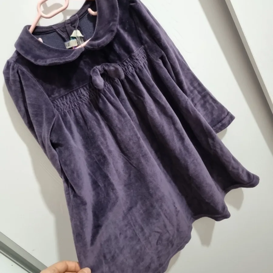 پیراهن مخمل بچگانه