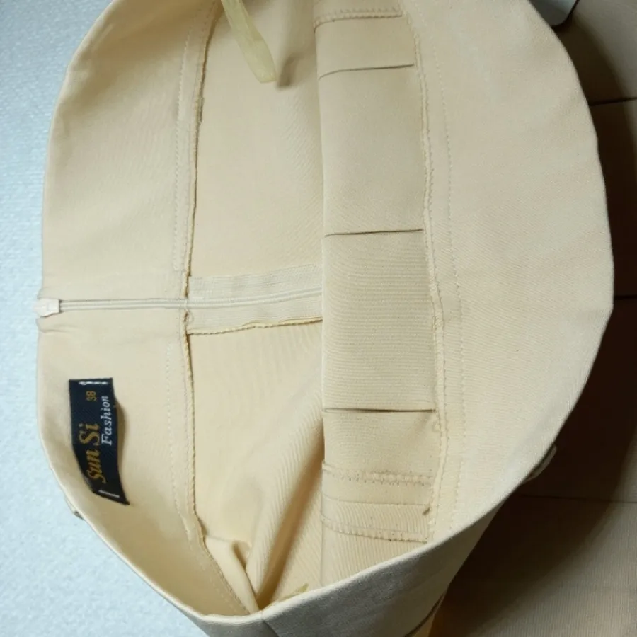 دامن پلیسه نخودی قد50