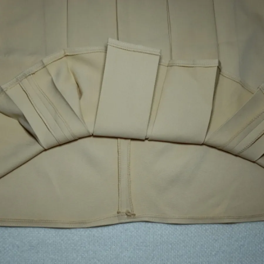 دامن پلیسه نخودی قد50