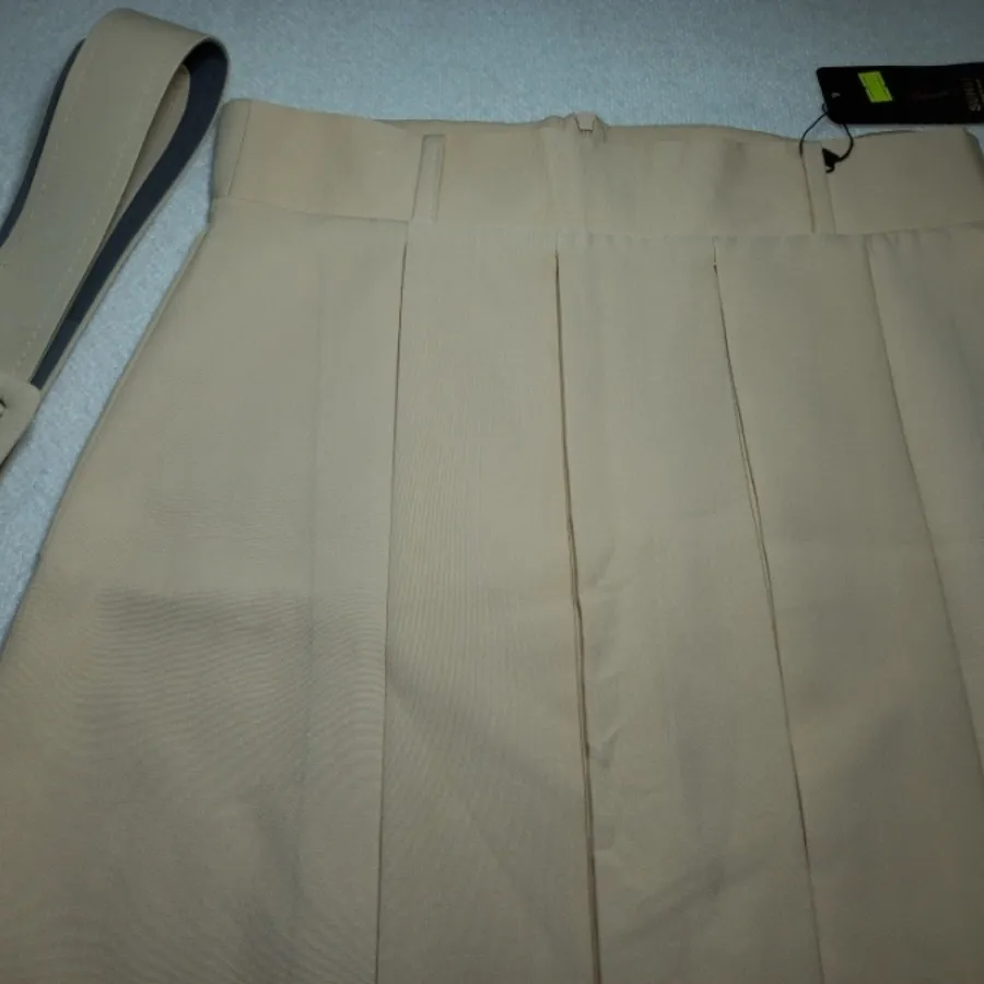 دامن پلیسه نخودی قد50