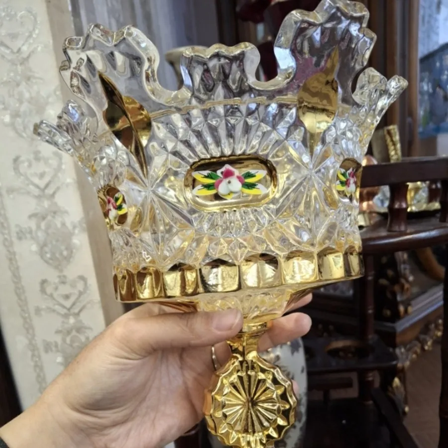 شکلات خوری طلاکوب گلبرجست