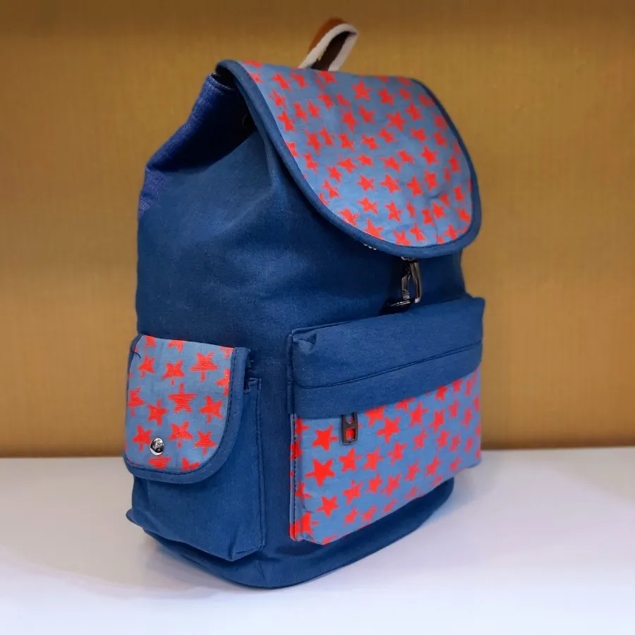 کوله پشتی جین ستاره‌ای