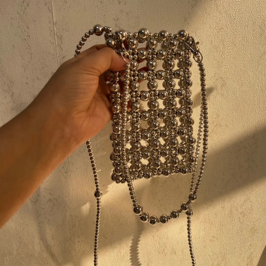 کیف موبایلی مرواریدی