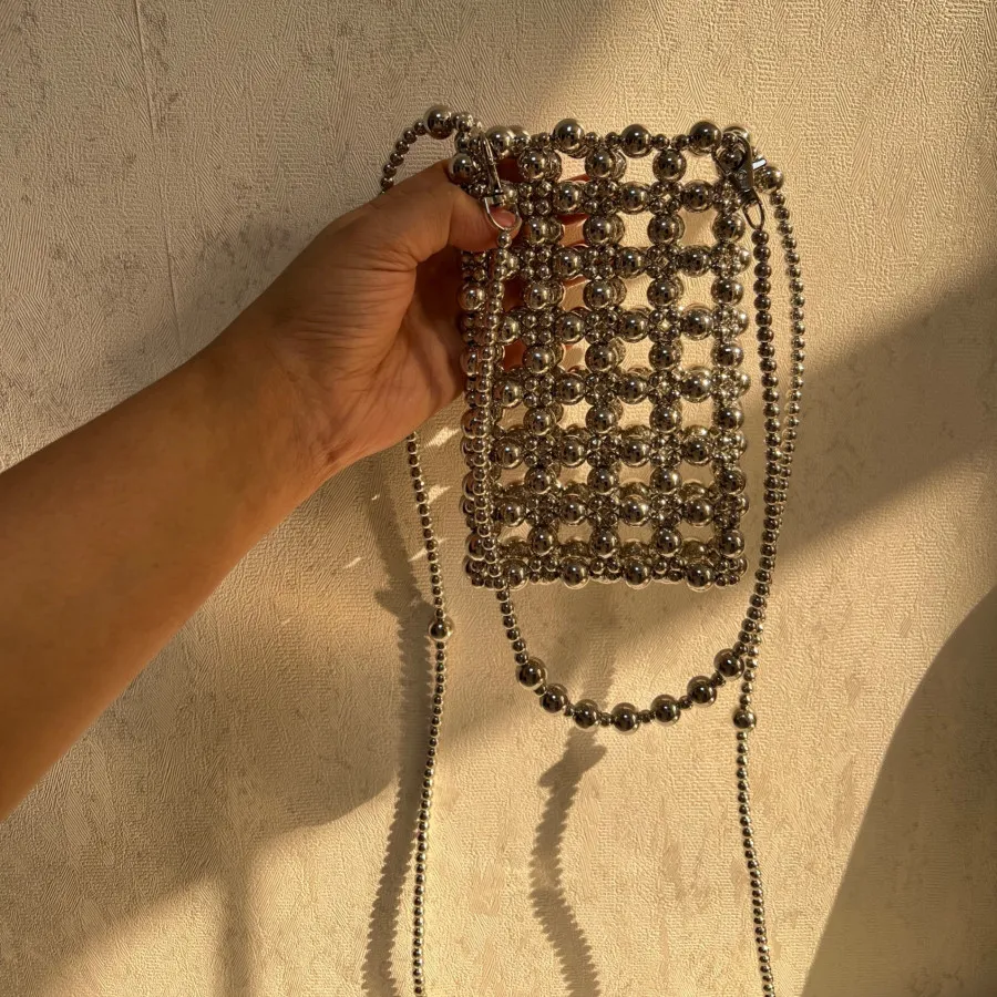 کیف موبایلی مرواریدی