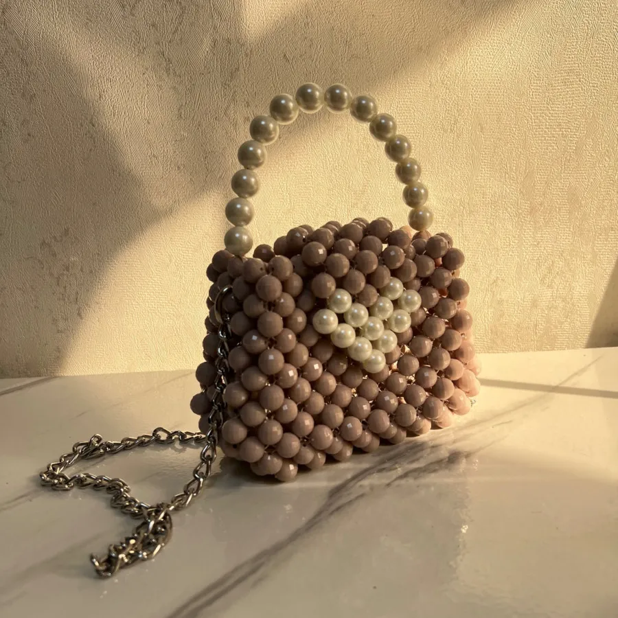 کیف باربی مرواریدی